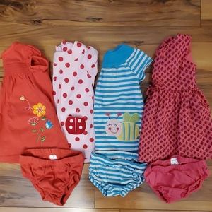 4 Carters summer dresses